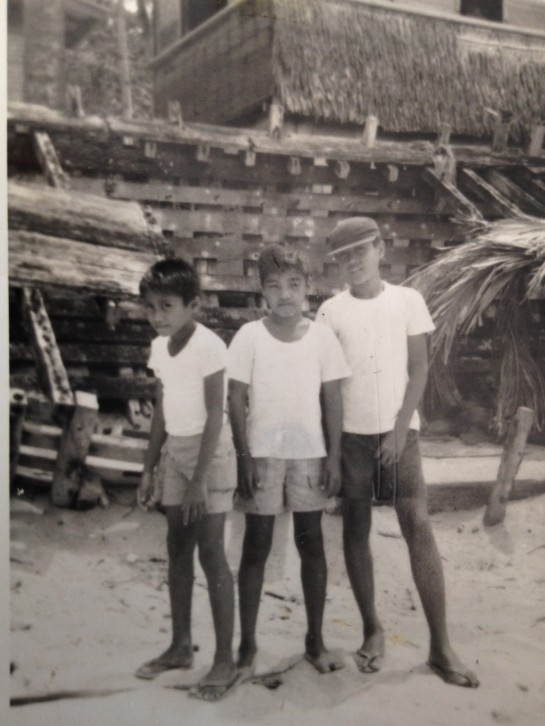 Mr. D in the Philippines at the age of 8